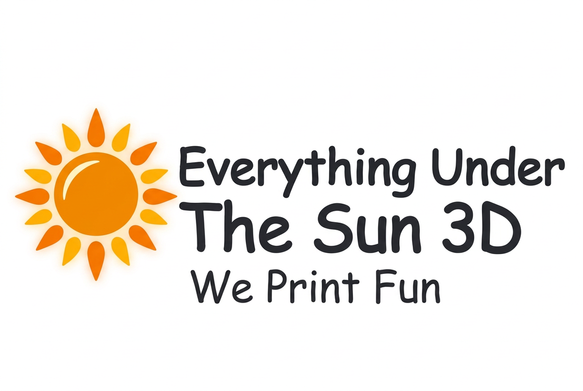Logo with Comic Sans-style lettering